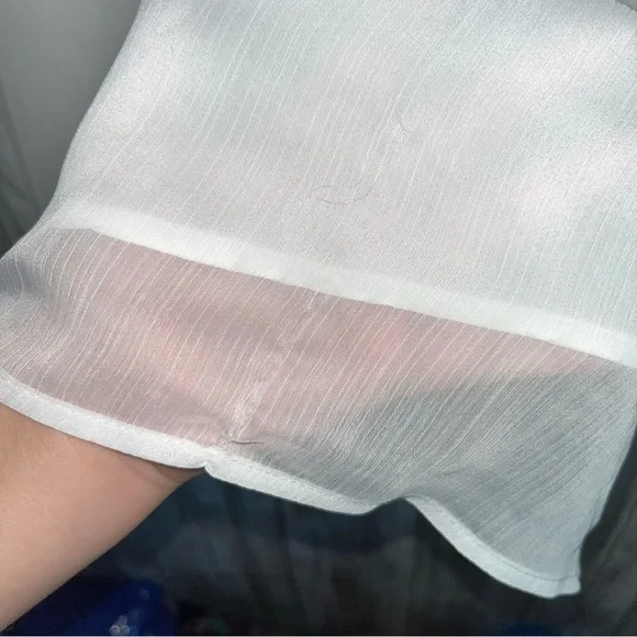 NWT Torrid Super Soft Crew Neck Lace Inset Blouse - Picture 6 of 7